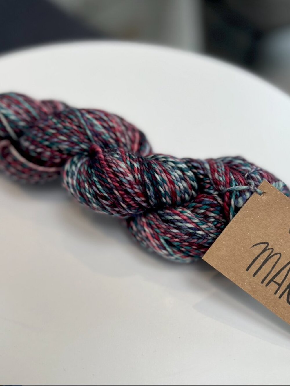 Hand-Dyed Superwash Merino Yarn - Liquorice (K601)